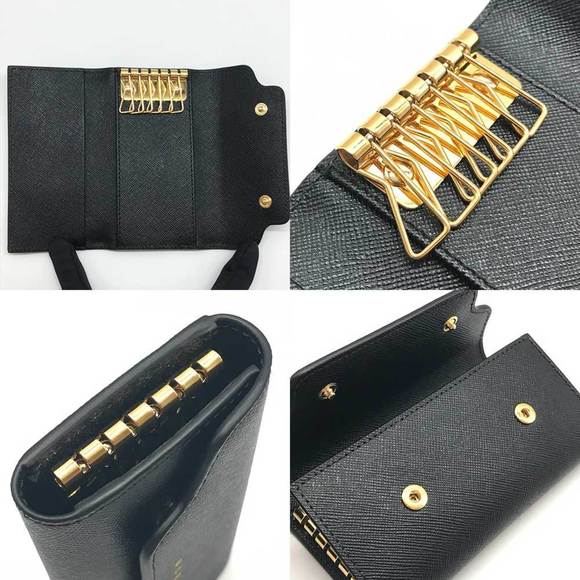 MARNI Key Case Leather Black 6 Ring PCMO0017U0 LV520 - Picture 4 of 4